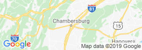 Chambersburg map